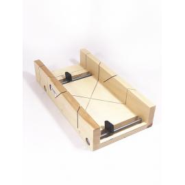 PINIE. Skrzynka uciosowa z drewna bukowego z dwoma zaciskami.  Premium 2