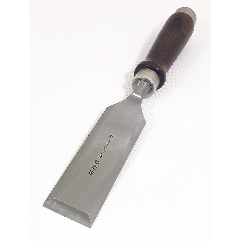 MHG GERMANY Dłuto stolarskie proste 40mm z grabową rękojeścią (1012.40)