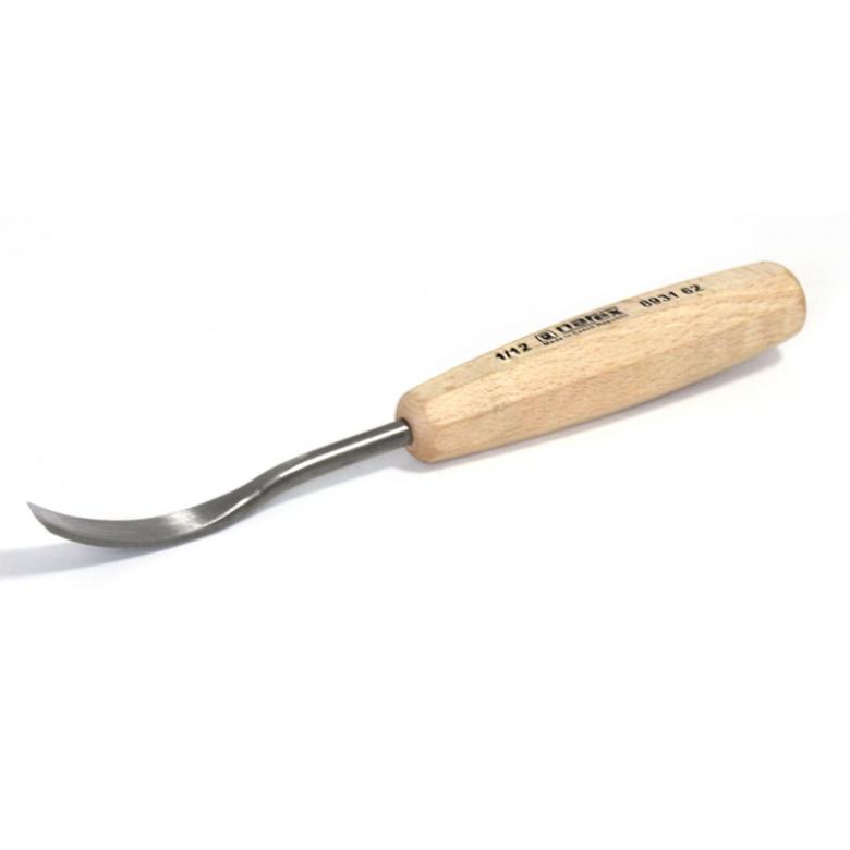 NAREX Dłuto rzeźbiarskie wygięte skośne prawe profil 1 o szerokości 12mm serii STANDARD (893162)