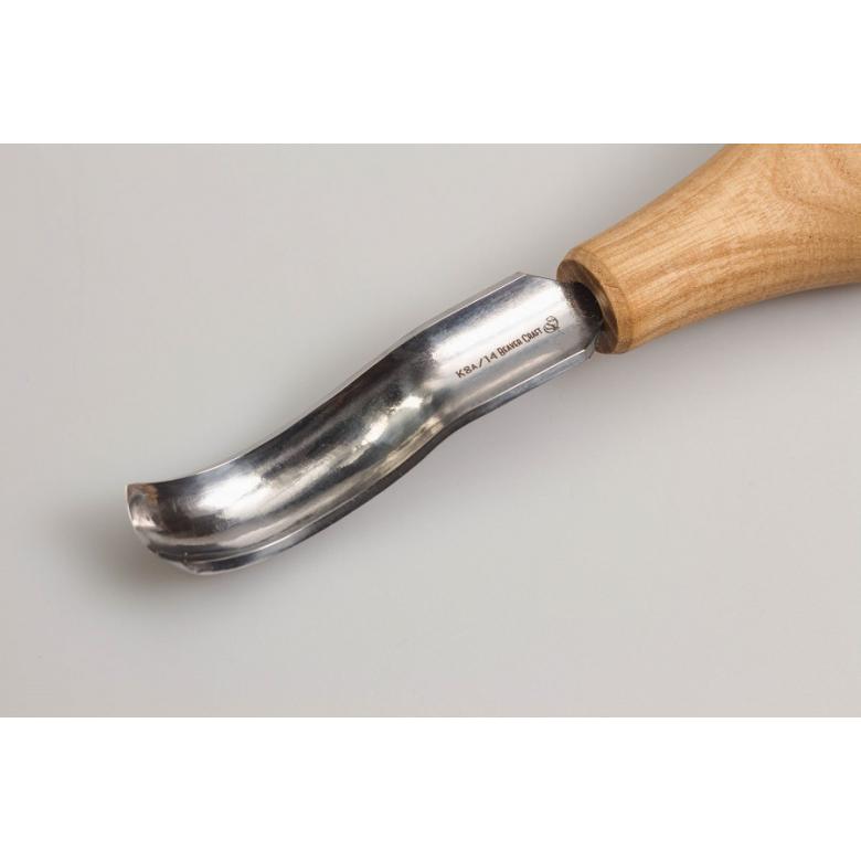 Beavercraft Dłuto do drzeworytu wygięte profil 8 14mm P8a/14