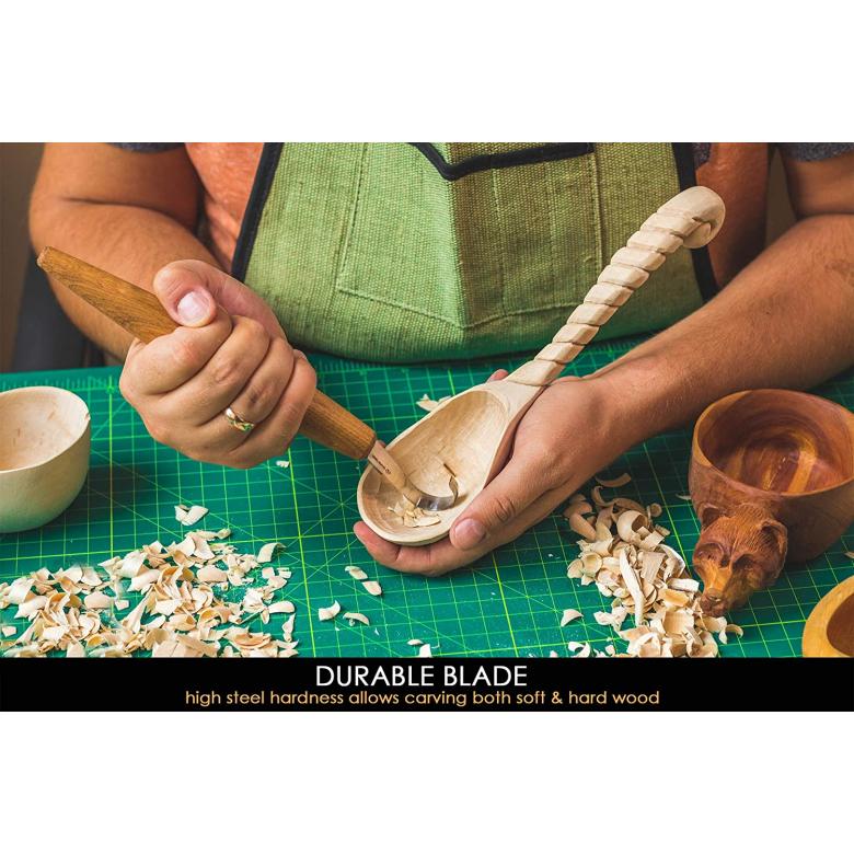 Beavercraft Nóż do łyżek rzeźbiarski średni 54 mm SK5R