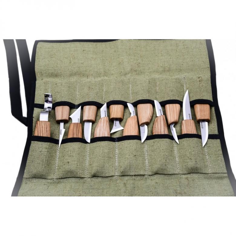 Beavercraft etui duże na dłuta 12 szt z płótna TR12