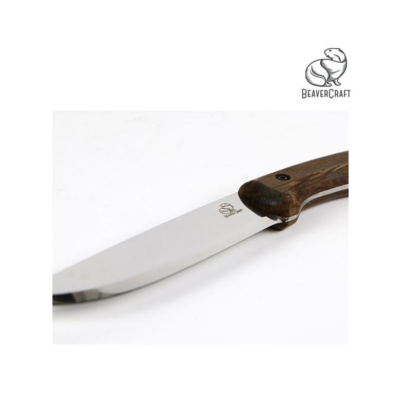 Beavercraft outdoorowy nóż Bushcraft black oak BSH1