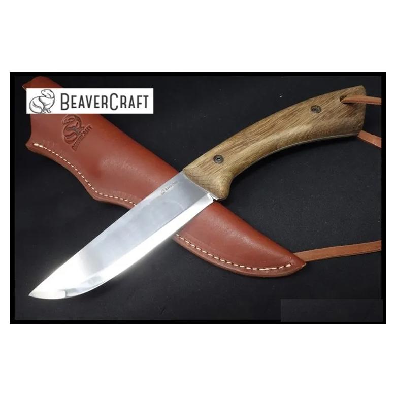 Beavercraft outdoorowy nóż Bushcraft black oak BSH1