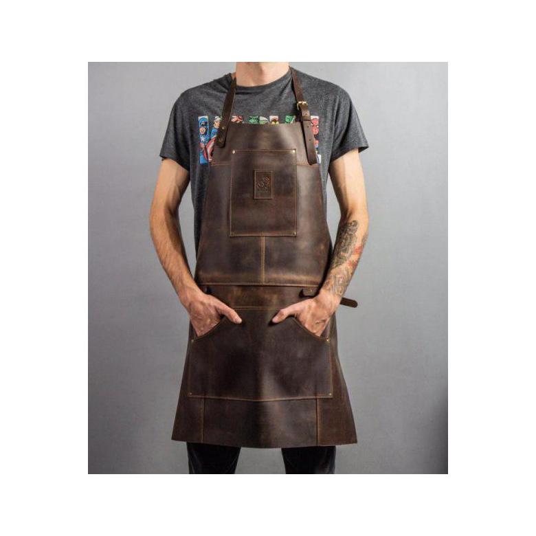 Beavercraft fartuch roboczy z naturalnej skóry bydlęcej AP2X