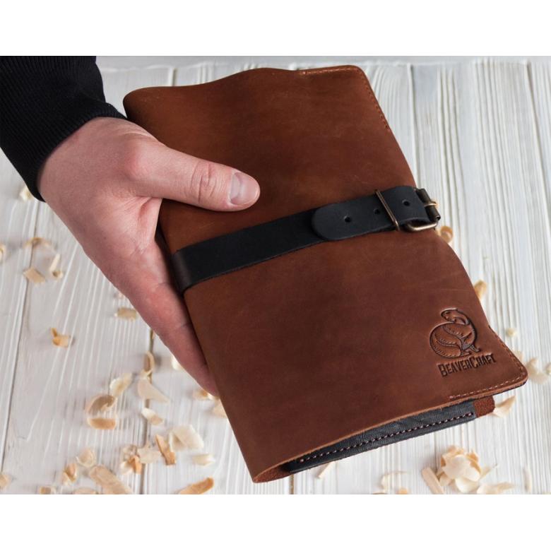 Beavercraft Zestaw do rzeźbienia 3 szt nóż, nóż do łyżek, dłuto w etui skórzanym S14X