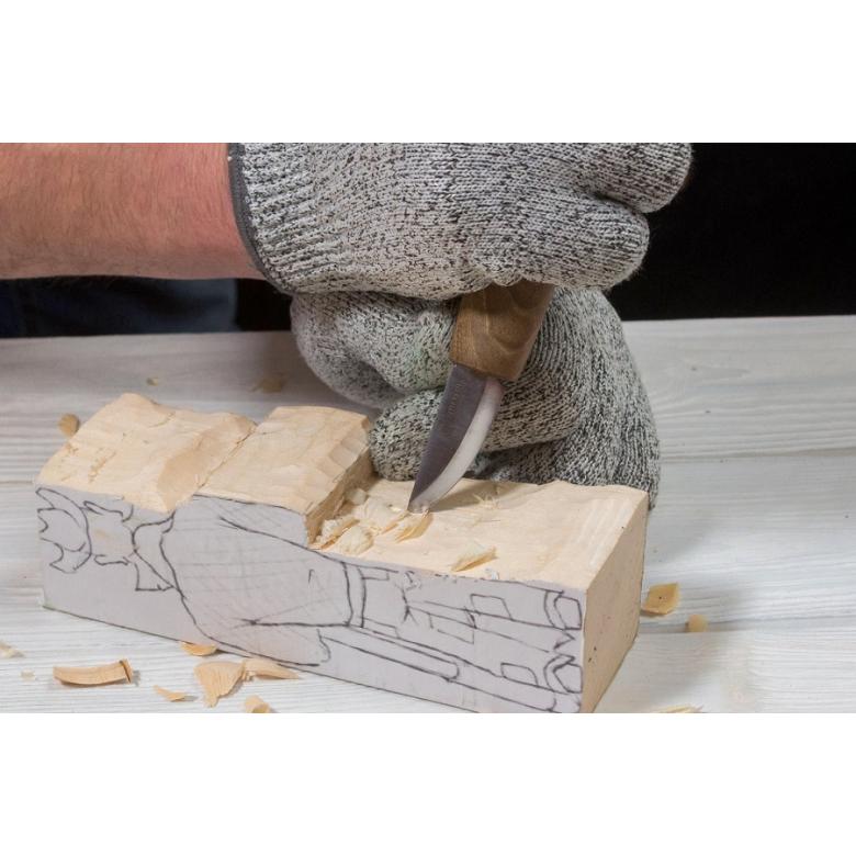 Beavercraft Zestaw 3 noży do rzeźbienia z akcesoriami polerskimi w etui S19X