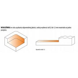 CMT Frez do planowania z płytkami wymiennymi D 60mm (663.004.11) 2