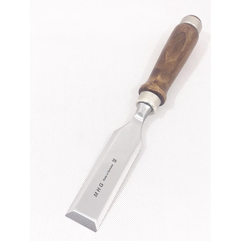 MHG GERMANY Dłuto stolarskie proste 35mm z grabową rękojeścią (1012.35)