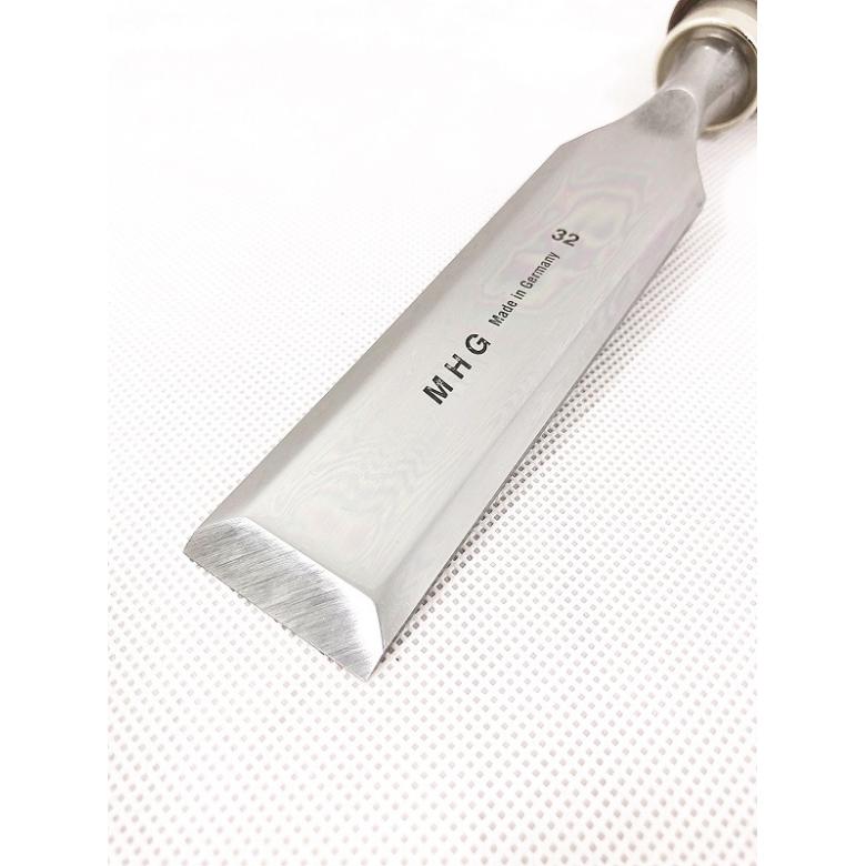 MHG GERMANY Dłuto stolarskie proste 32mm z grabową rękojeścią (1012.32)