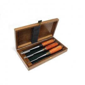 NAREX Dłuta stolarskie PREMIUM do połączeń na jaskółczy - zestaw 3szt (852100)