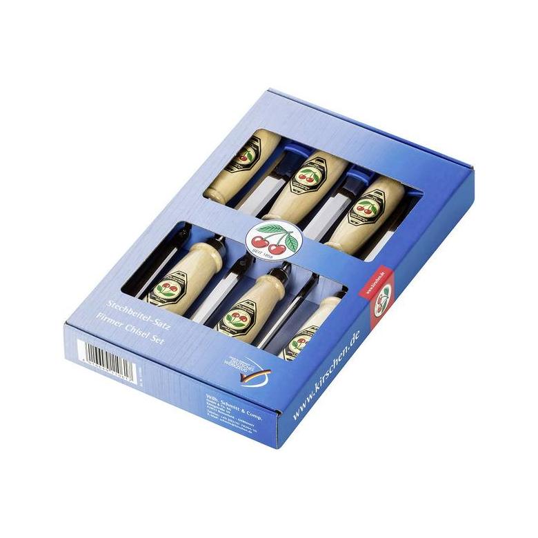 KIRSCHEN Dłuta stolarskie zestaw 6 szt 6-26mm karton (1111000)