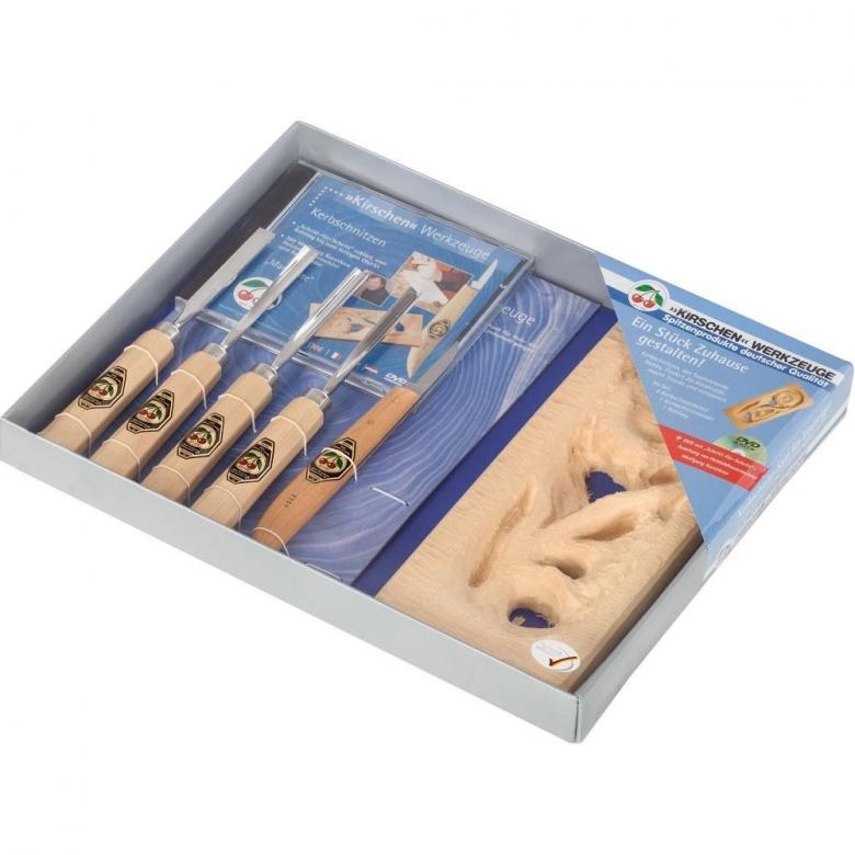 KIRSCHEN Zestaw dłut snycerskich 7 szt - "kwiat" (3436000)