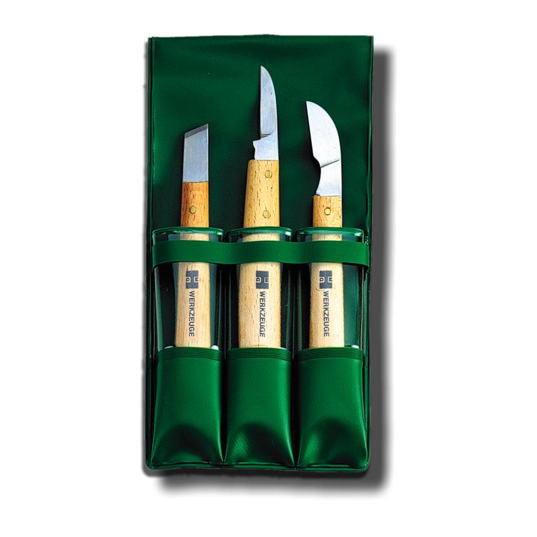 MHG GERMANY Noże rzeźbiarskie 3szt (1700.33)