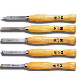MHG GERMANY Dłuta tokarskie Hobby 5 szt w etui  (1850.05)