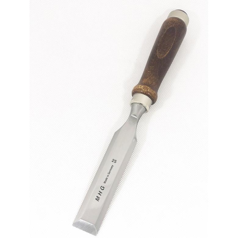 MHG GERMANY Dłuto stolarskie proste 25mm z grabową rękojeścią (1012.25)