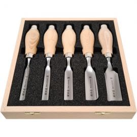 MHG GERMANY Dłuto krótkie żłobak - zestaw 5szt (KU13120.05)