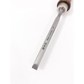 MHG GERMANY Dłuto stolarskie proste 8mm z grabową rękojeścią (1012.08) 2