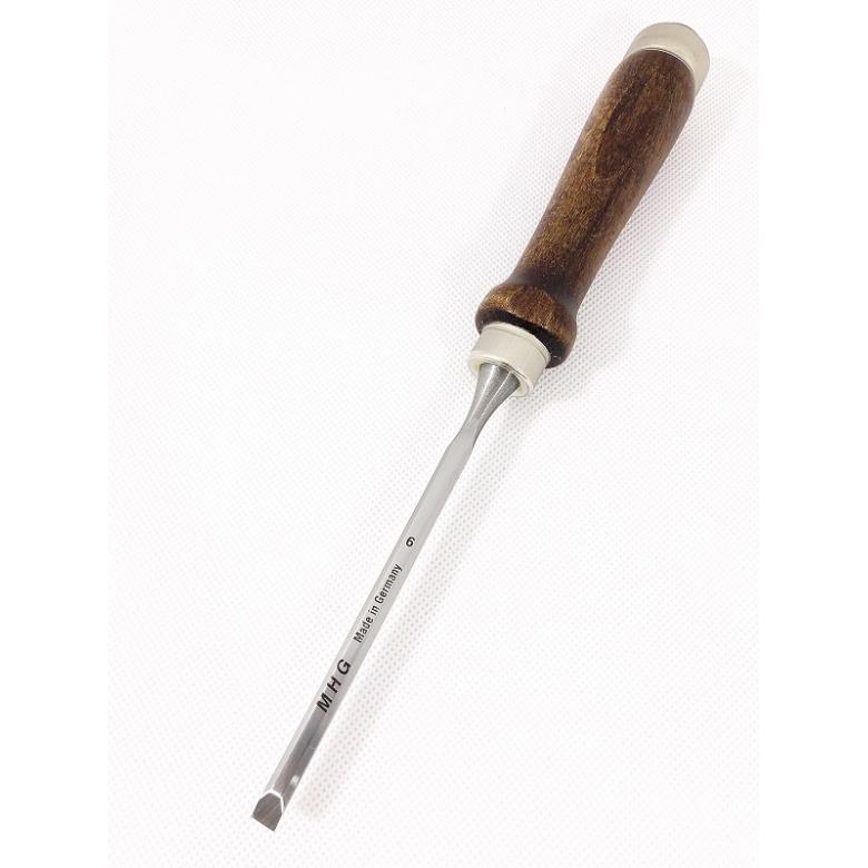 MHG Dłuta ciesielskie proste 6mm z grabową rękojeścią 1012.06