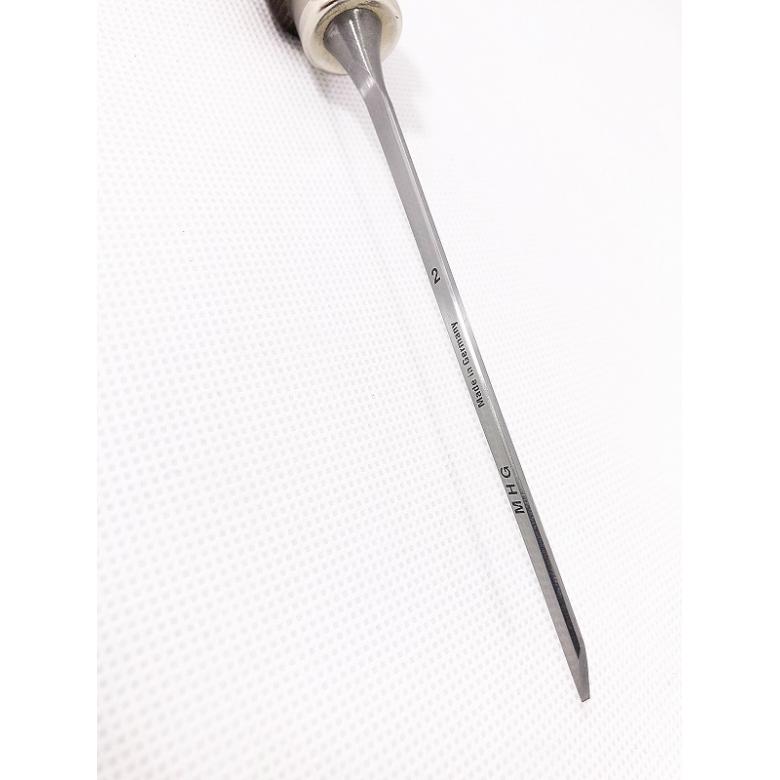 MHG GERMANY Dłuto stolarskie proste 2mm z grabową rękojeścią (1012.02)