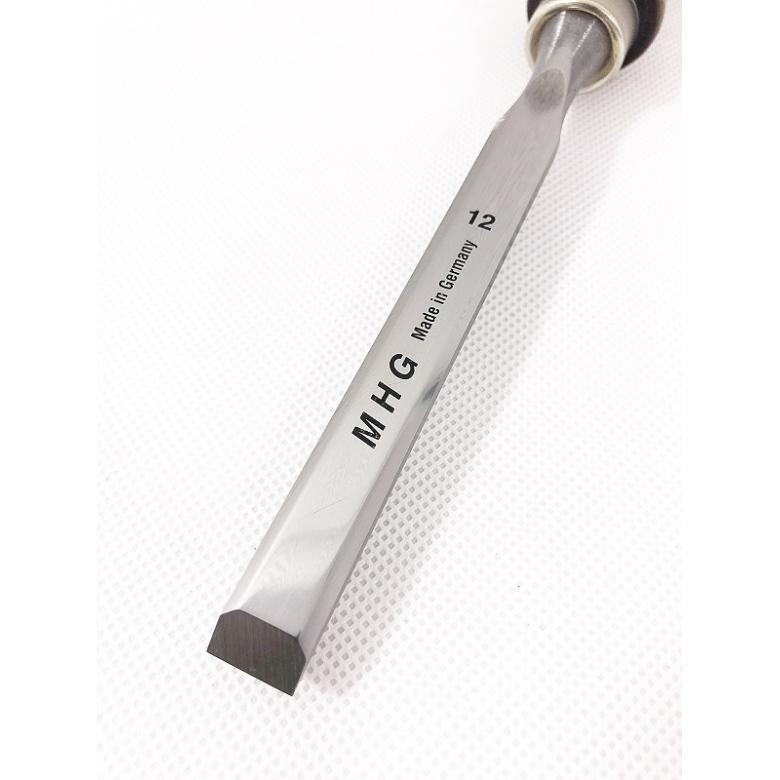 MHG GERMANY Dłuto stolarskie proste 12mm z grabową rękojeścią (1012.12)