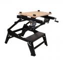 WELDINGER Składany stół warsztatowy 6-stopniowa regulacja, płyta bambusowa 3636