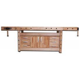 PINIE Stół stolarski z 2 imadłami PROFIPLUS 2000 blat 12 cm (PLUS2000) 2