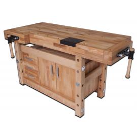 PINIE Stół stolarski z 2 imadłami PROFI 2500 blat 12 cm (PROFI 2500) 2