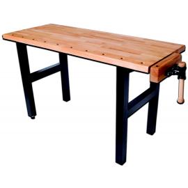 PINIE Stół stolarski z imadłem HOBBY 1000x600mm (HOBBY 1-1) 2