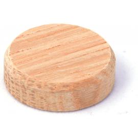 PINIE Zaślepki drewniane dąb lite Ø20 x 7mm 650szt  1kg (117-20001)