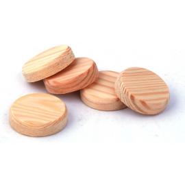 PINIE Zaślepki drewniane sosna lite Ø45 x 7mm 180szt  1kg (111-45001)