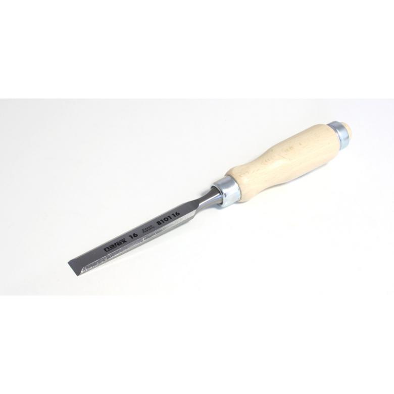 NAREX Dłuta stolarskie proste  WOOD LINE  w drewnianej kasecie - zestaw 6 szt (853055)