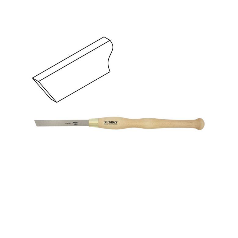 NAREX Dłuto tokarskie płaskie, skośne HSS serii PROFI LINE (818201)