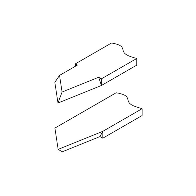 NAREX Dłuto tokarskie płaskie lewe serii HSS PROFI LINE (818255)