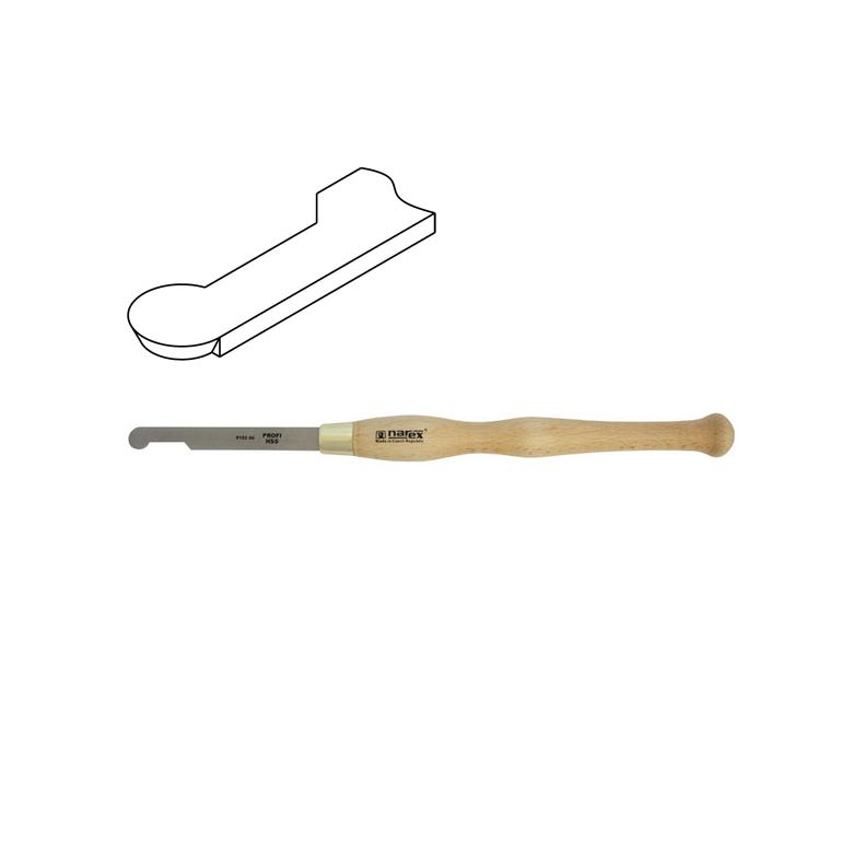 NAREX Dłuto tokarskie zaokrąglone lewe serii HSS PROFI LINE (818256)