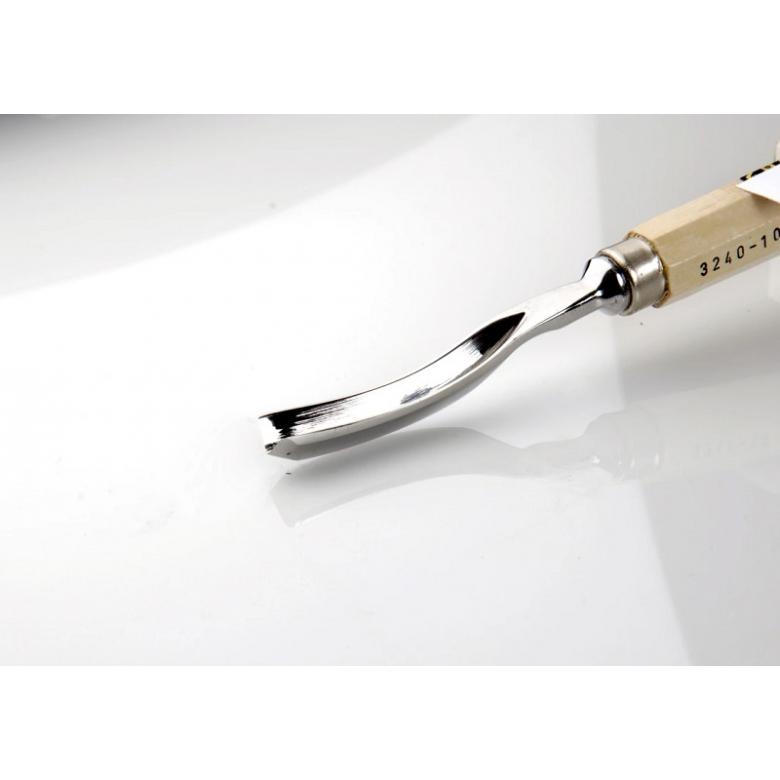 KIRSCHEN Dłuto snycerskie wygięte profil 39 szerokość 10mm (3240010)