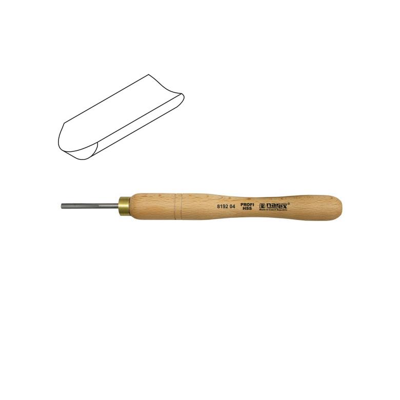 NAREX Dłuto tokarskie wklęsłe serii HSS LINE PROFI MINI 4,7mm (819204)