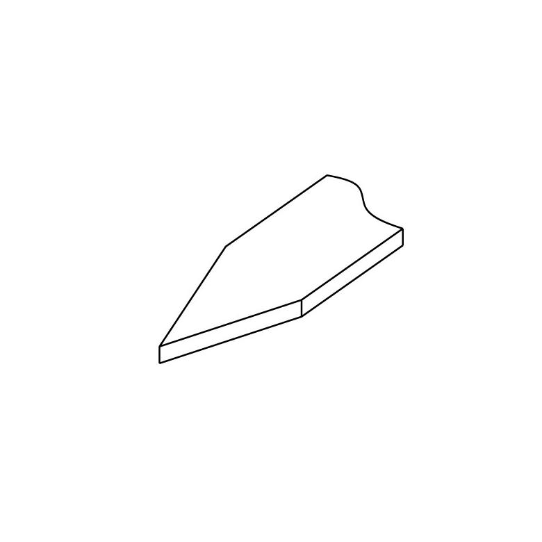 NAREX Dłuto tokarskie przecinak serii HSS LINE PROFI MINI (818303)