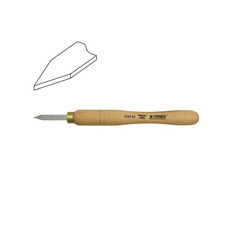 NAREX Dłuto tokarskie przecinak serii HSS LINE PROFI MINI (818303)