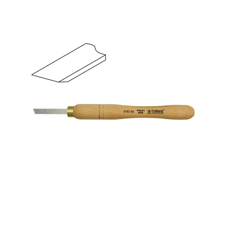 NAREX Dłuto tokarskie płaskie skośne prawe serii HSS LINE PROFI MINI (818308)