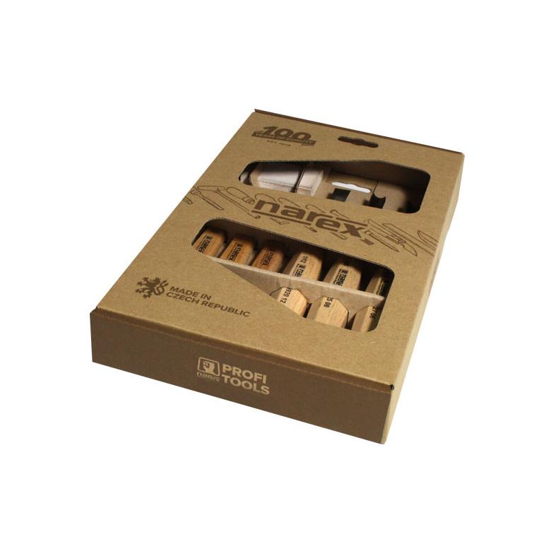 NAREX Dłuta i noże rzeźbiarskie serii  WOOD LINE STANDARD - zestaw 7 elementów (894610)