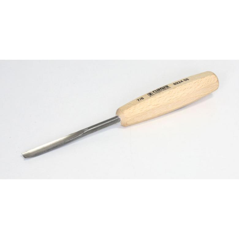NAREX Dłuto rzeźbiarskie proste żłobak profil 7 o szerokości 8mm serii WOOD LINE STANDARD (892408)
