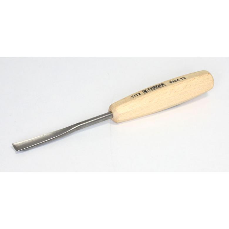 NAREX Dłuto rzeźbiarskie proste żłobak profil 7 o szerokości 12mm serii STANDARD (892412)