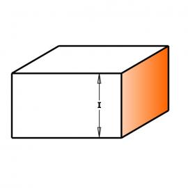 CMT Frez prosty na płytki wymienne  D-19, I-12, L-45, S-8,0mm (655.190.11) 2
