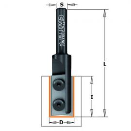 CMT Frez prosty na płytki wymienne  D-16, I-28,3, L-76 S-8,0mm (654.160.11)