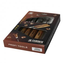 NAREX Dłuta rzeźbiarskie serii PROFI - zestaw 4 szt (869901)