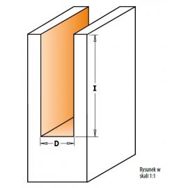 CMT Frez prosty z ostrzem wiercącym D-24 I-30 L-70 S-8mm (174.241.11) 2
