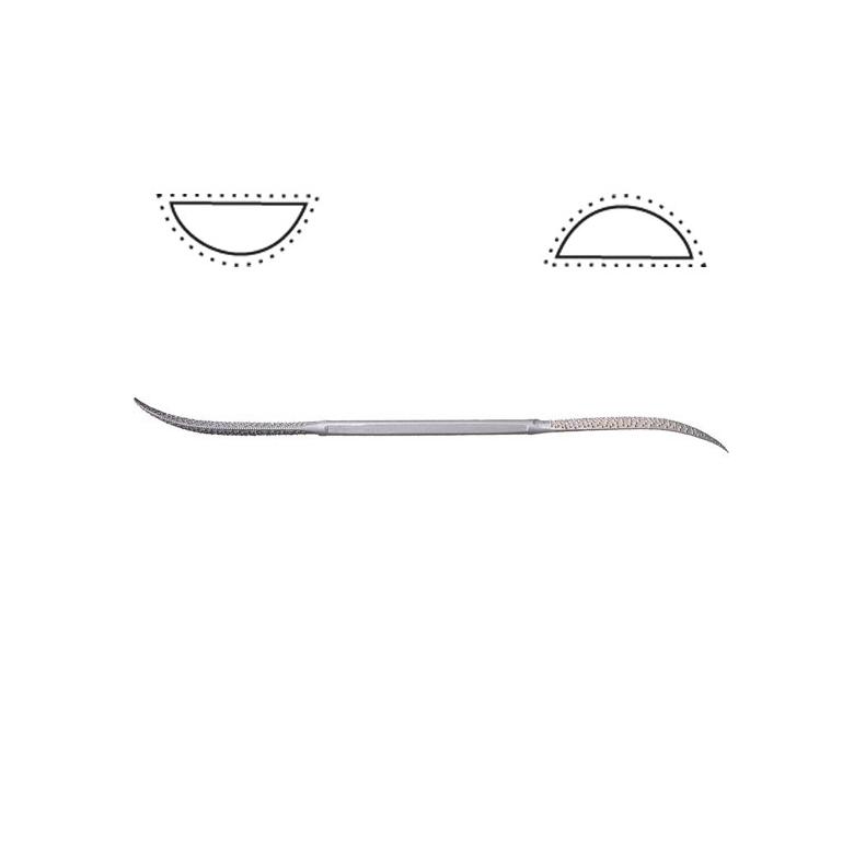 NAREX Pilnik rzeźbiarski półokrągły 180mm (872588)