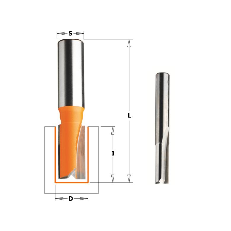 CMT Frez prosty krótki HM D-22 I-20 L-57,2 S-6 mm (711.220.11)