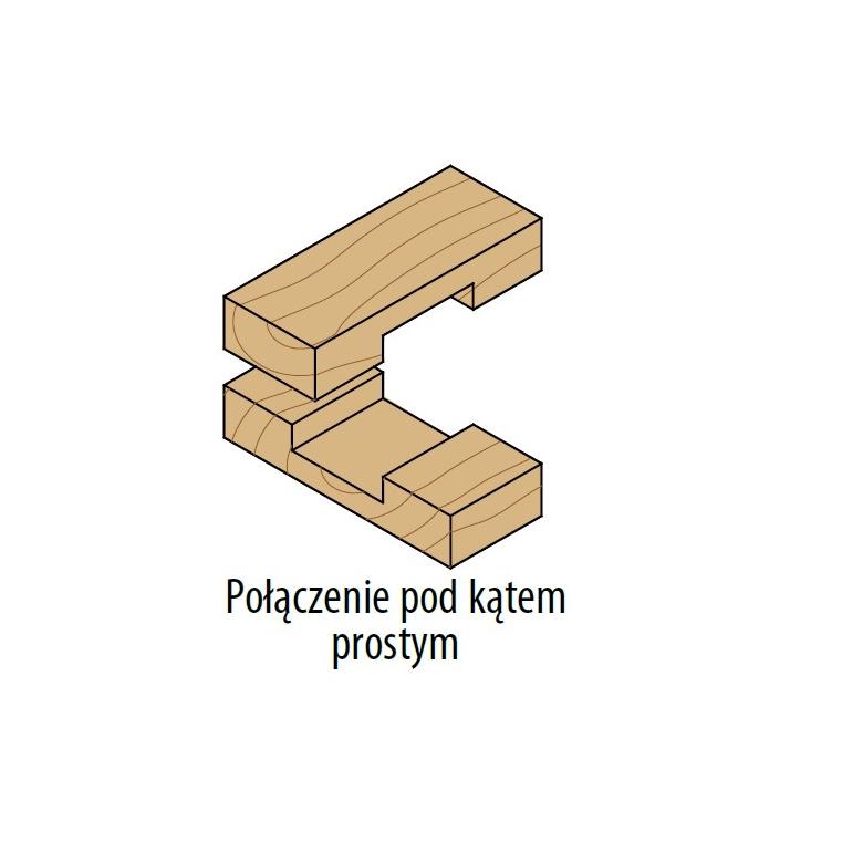 CMT Frez prosty krótki serii HM o średnicy 14mm, długość 20, trzpień 6